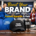 Boost Your Brand With Custom Apparels & Hats