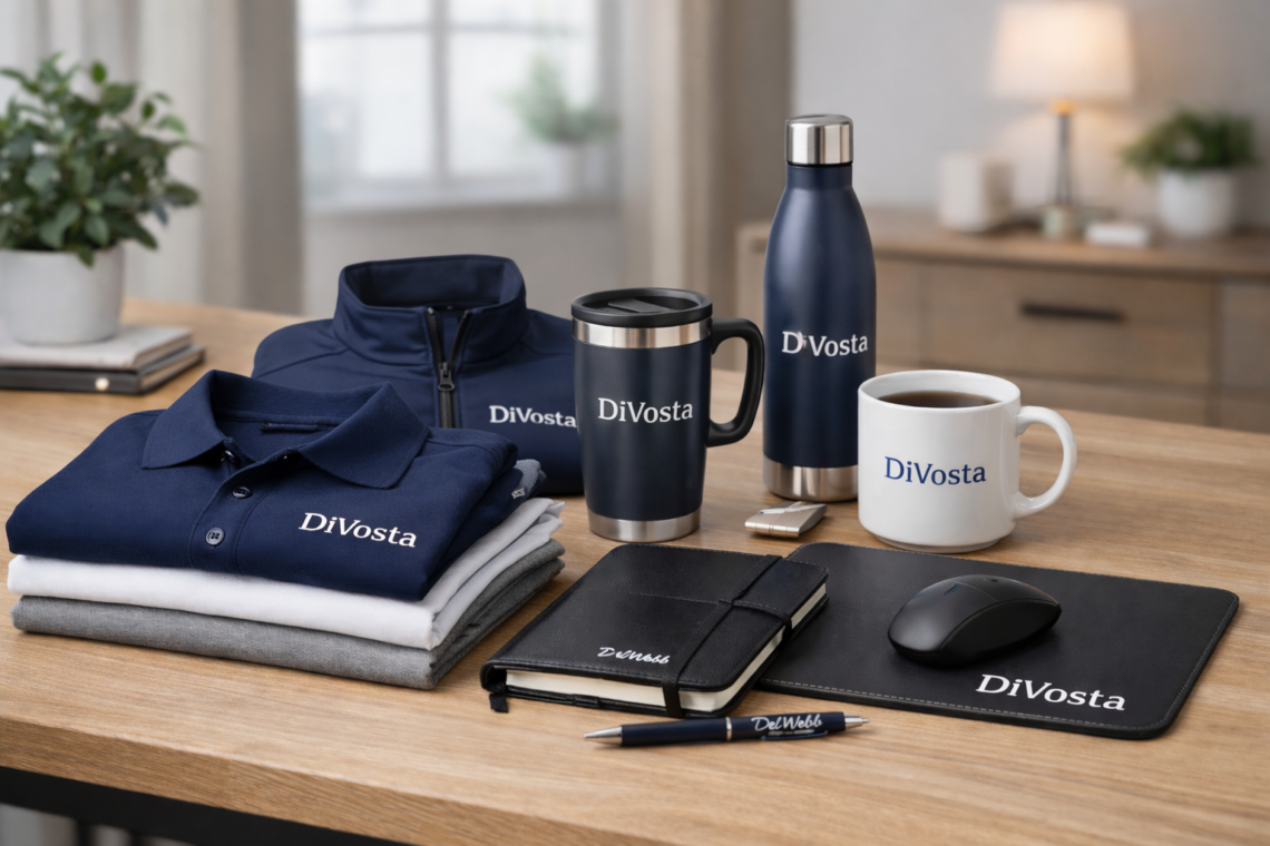 DiVosta, Minimum Quantity one, online store for branded gear