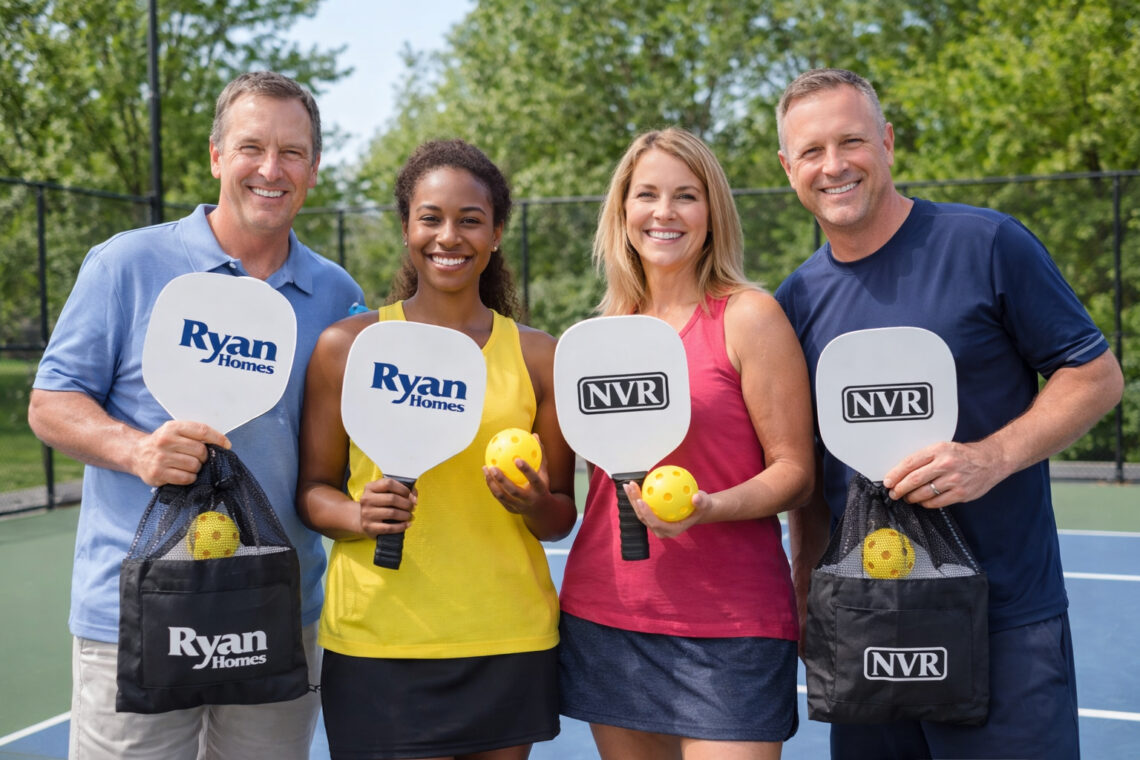 Pickleball with Company Logo for Events and Corporate Gifts