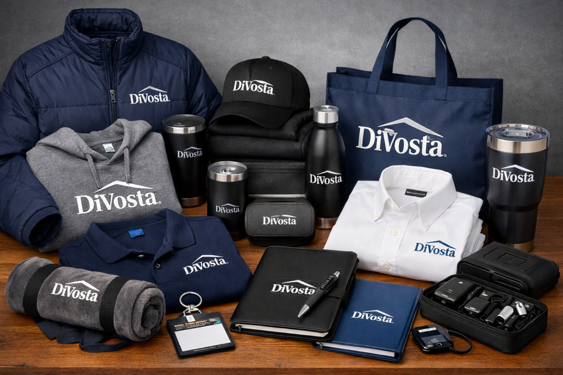 Top 10 DiVosta Logo Items and Branded Apparels