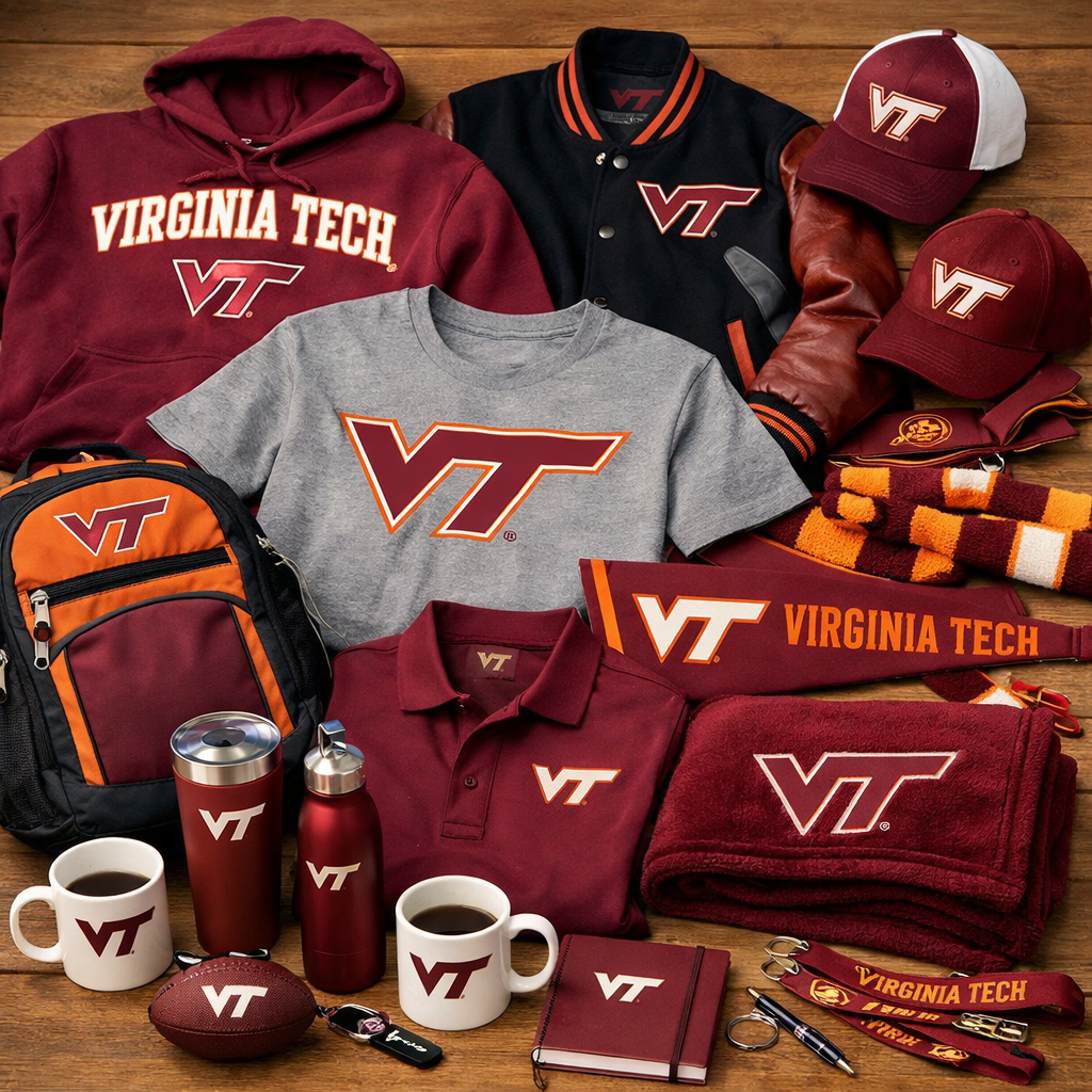 Top 10 Virginia Tech Branded Apparels and Logo Items