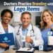 Doctors Practice Branding With Logo Items