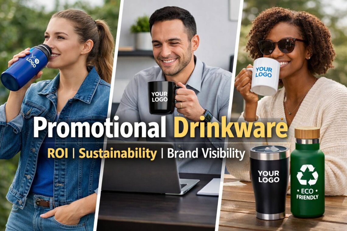 Promotional Drinkware ROI, Sustainability, Brand Visibility
