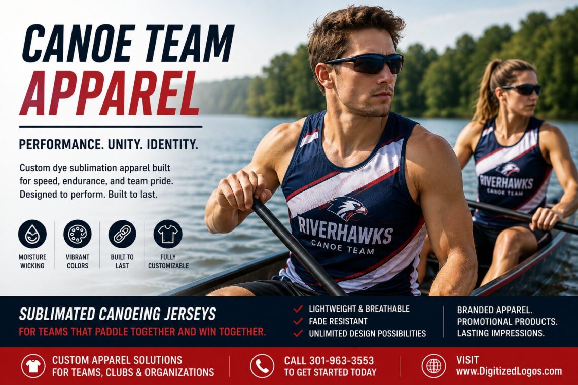 Canoe Team Apparel for Performance and Branding