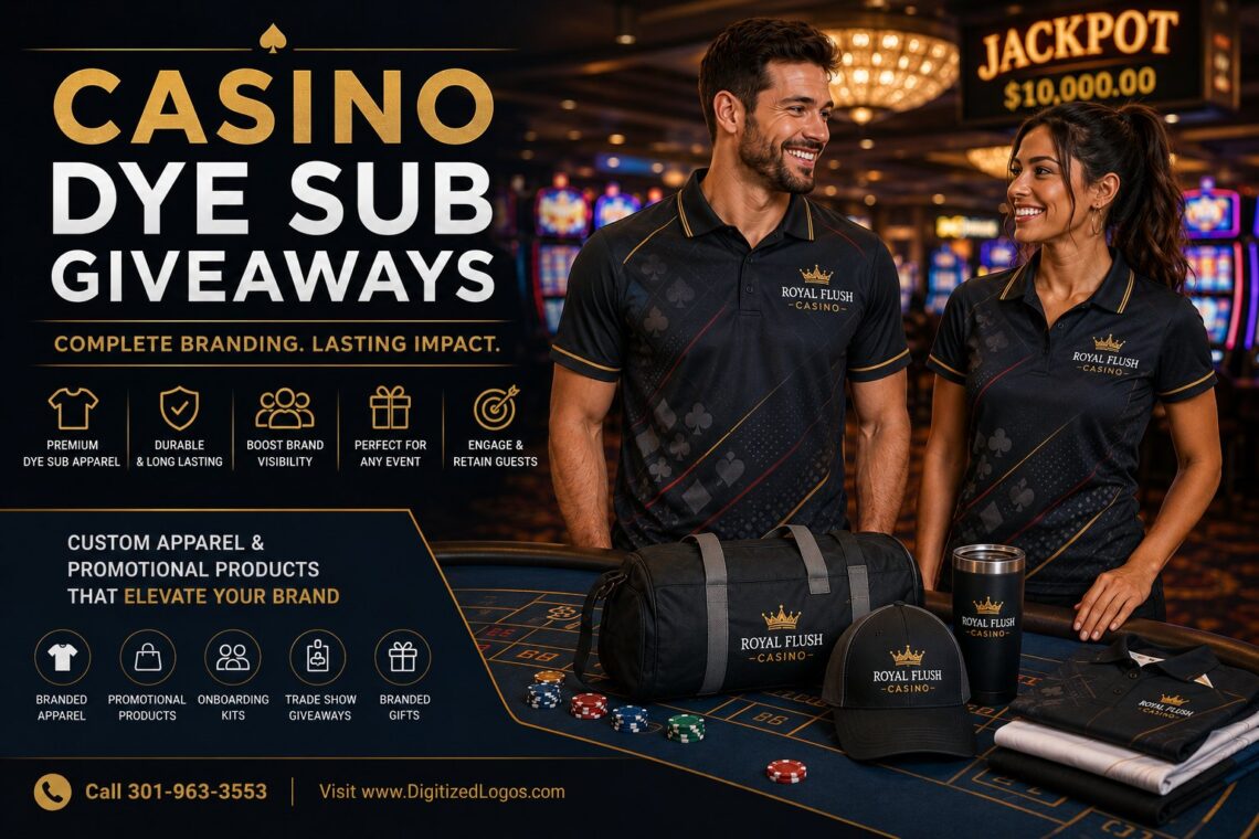 Casino Dye Sub Giveaways for Complete Branding