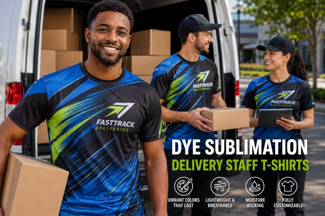 Delivery Staff T-Shirts for Branding and Performance