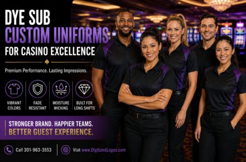 Dye Sub Custom Uniforms for Casino Branding