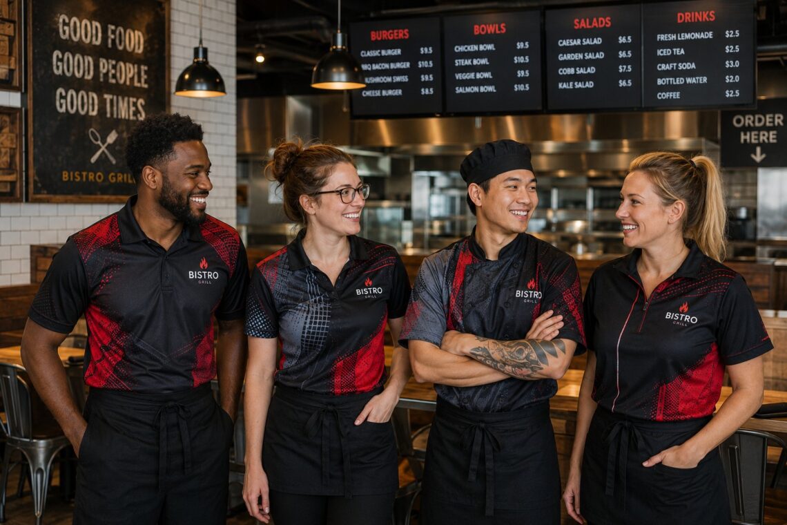 Dye Sub Custom Uniforms for Restaurants Guide
