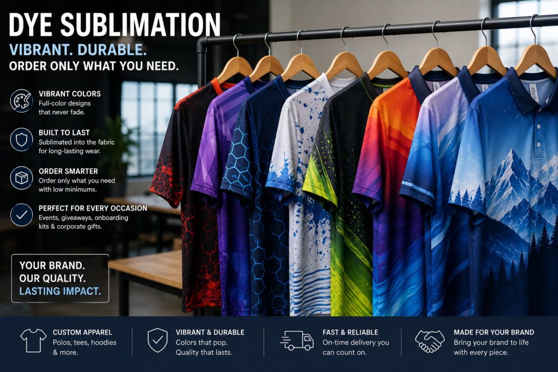 Dye Sublimation for Scalable Branded Merchandise