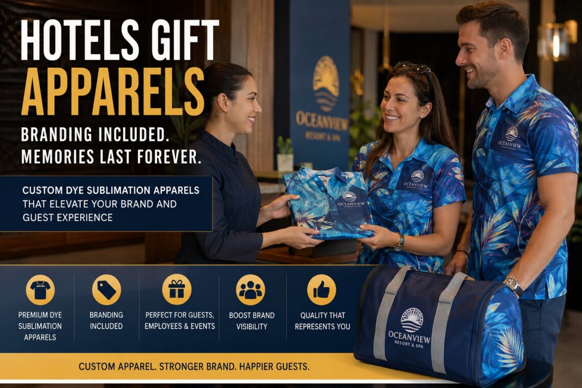 Hotels Gift Apparels for Modern Brand Marketing