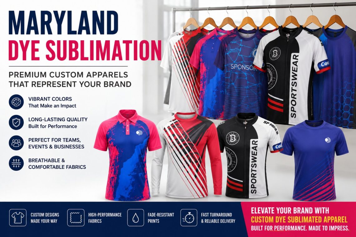 Maryland Dye Sublimation for Custom Apparel