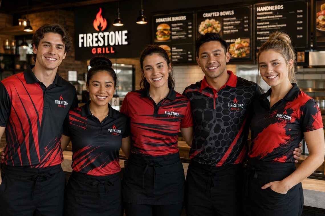 Restaurant Dye Sublimation for Custom Branded Apparel