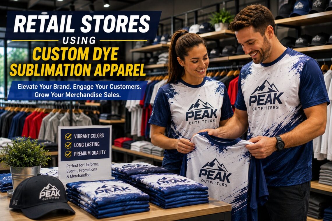 Retail Stores Using Custom Dye Sublimation Apparel