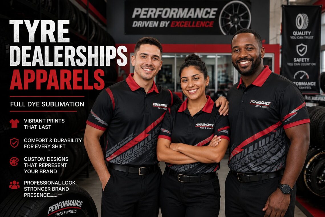 Tyre Dealerships Apparels for Brand Growth