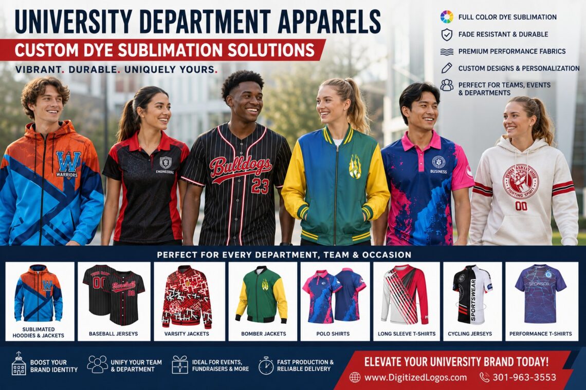 University Department Apparels Guide for Branding