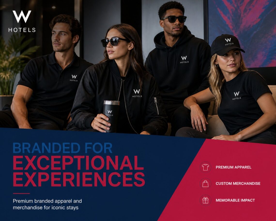 W Hotels Logo Items for Premium Brand Impact
