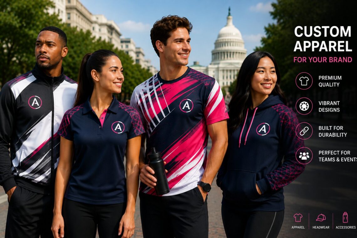 Washington DC Dye Sublimation for Custom Apparel