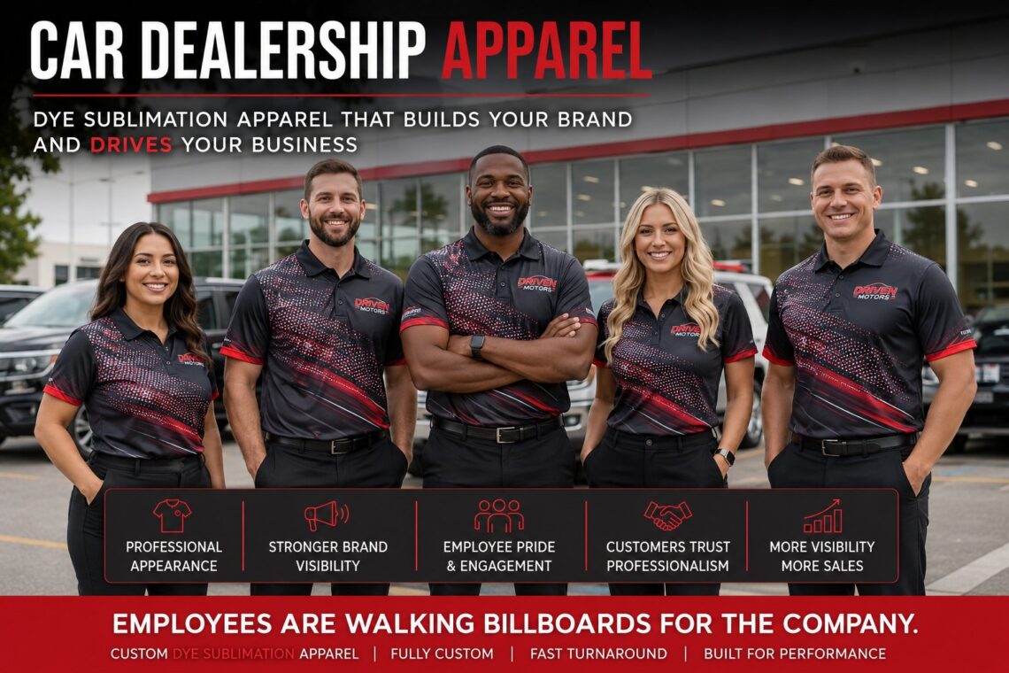Car Dealership Apparel: How Branded Workwear Drives Visibility, Trust, and Sales