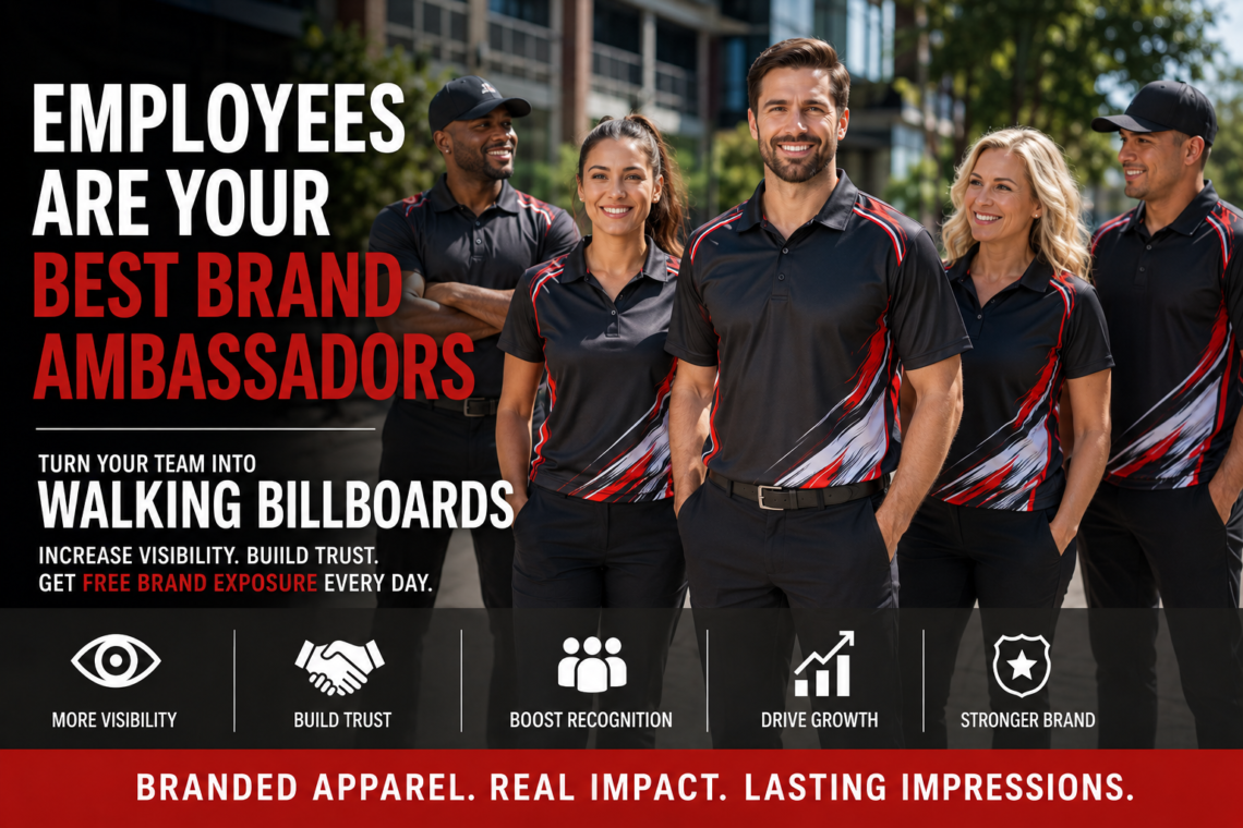 Company Branding Apparel: Turn Employees Into Walking Billboards