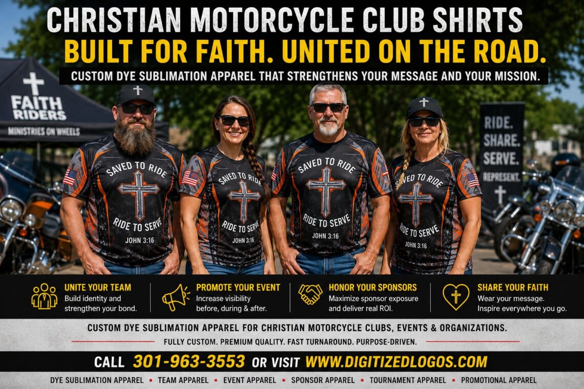 Christian Motorcycle Club Shirts: Custom Apparel Strategies for Brotherhood, Events, and Sponsor Visibility