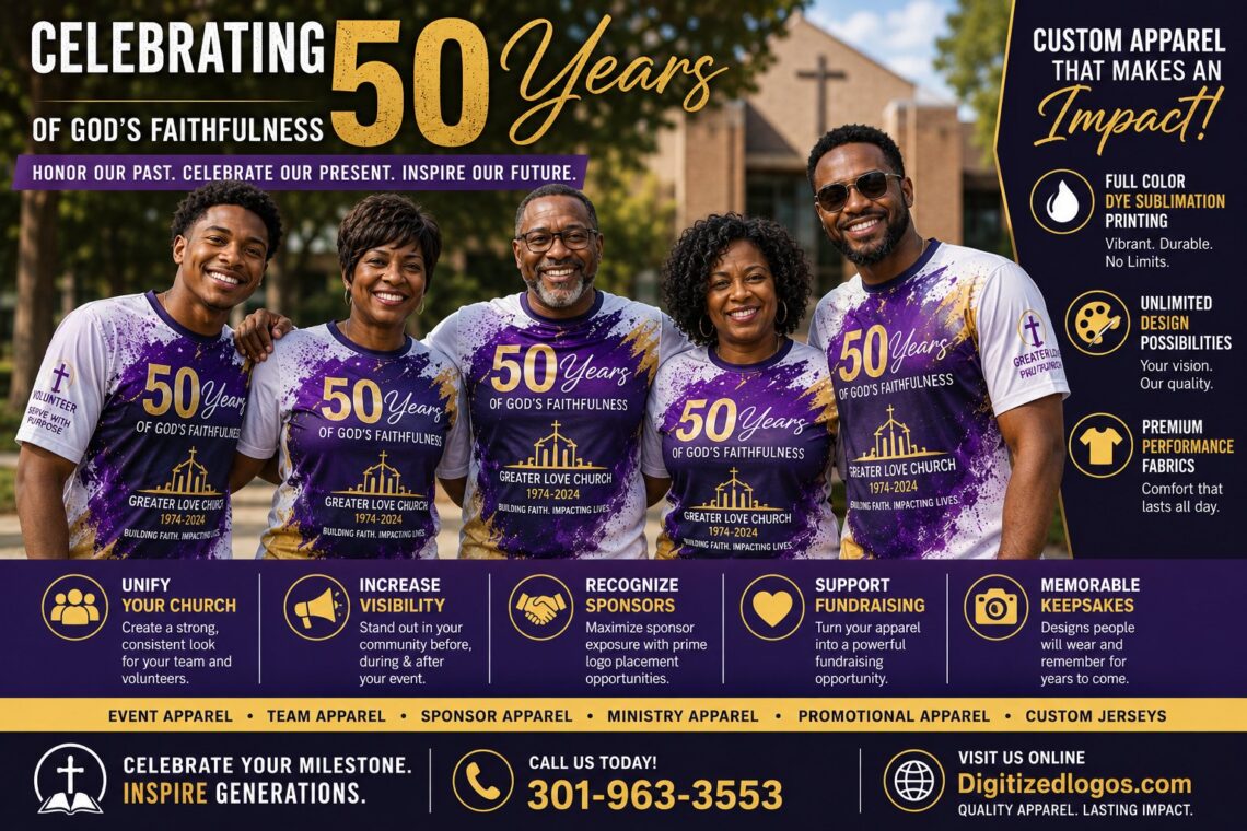 Church Anniversary Apparel: How Custom Event Apparel Builds Community, Visibility, and Lasting Impact