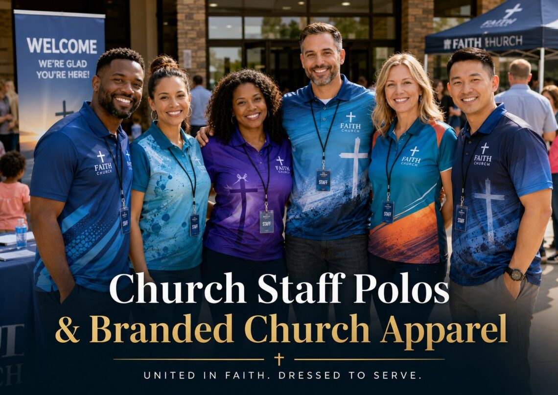 Church Staff Polos for Events, Sponsorships, and Team Identity