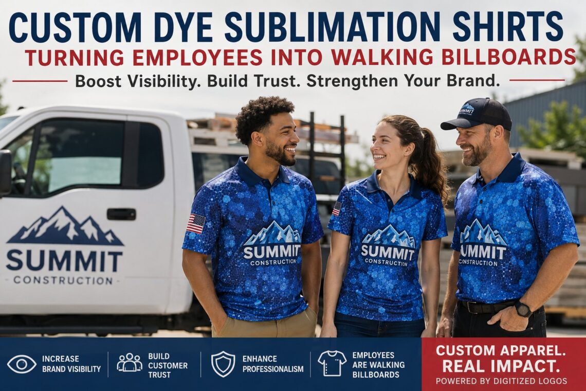 Custom Dye Sublimation Shirts: Turning Employee Advertising Apparel Into a Business Growth Asset