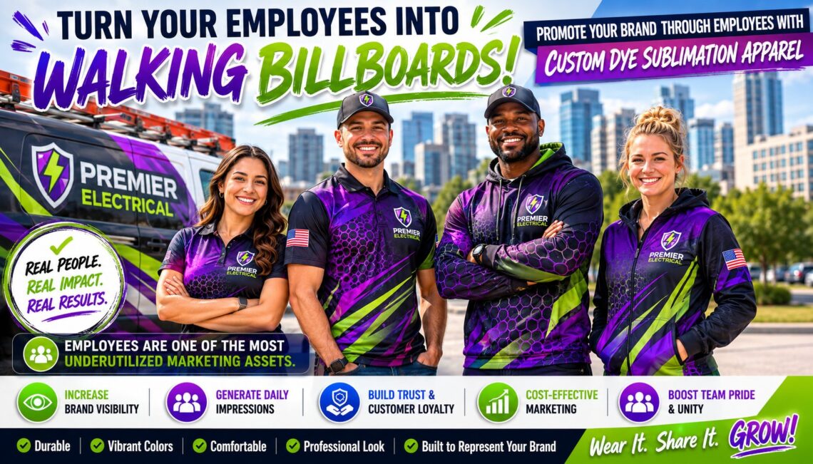 Employee Branding Apparel for Greater Brand Visibility