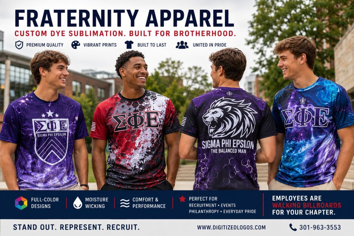 Fraternity Apparel: How Custom Fraternity Recruitment Shirts Build Visibility, Unity, and Chapter Growth