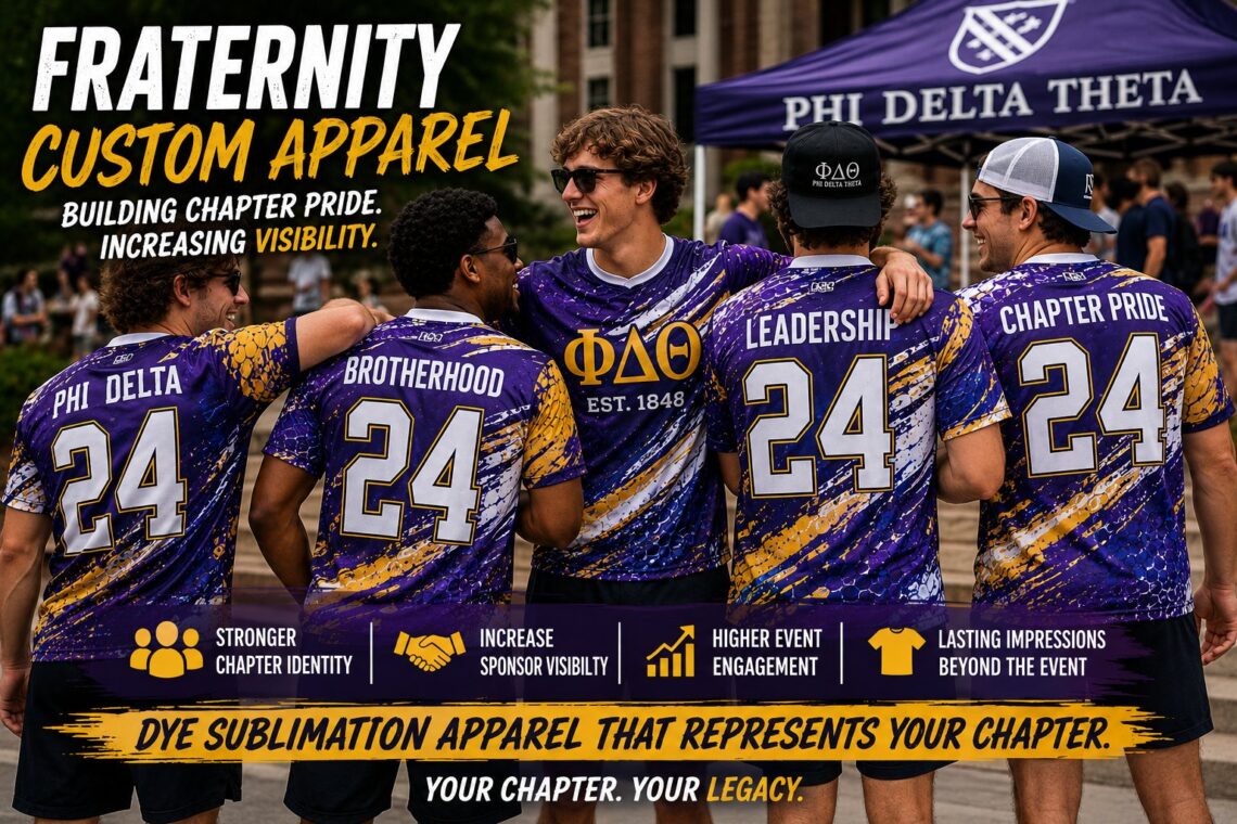 Fraternity Custom Apparel: A Complete Guide to Event Branding, Sponsor Visibility, and Chapter Engagement