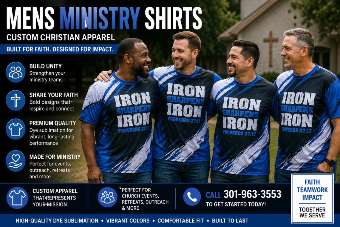 Mens Ministry Shirts: Custom Apparel for Church Teams