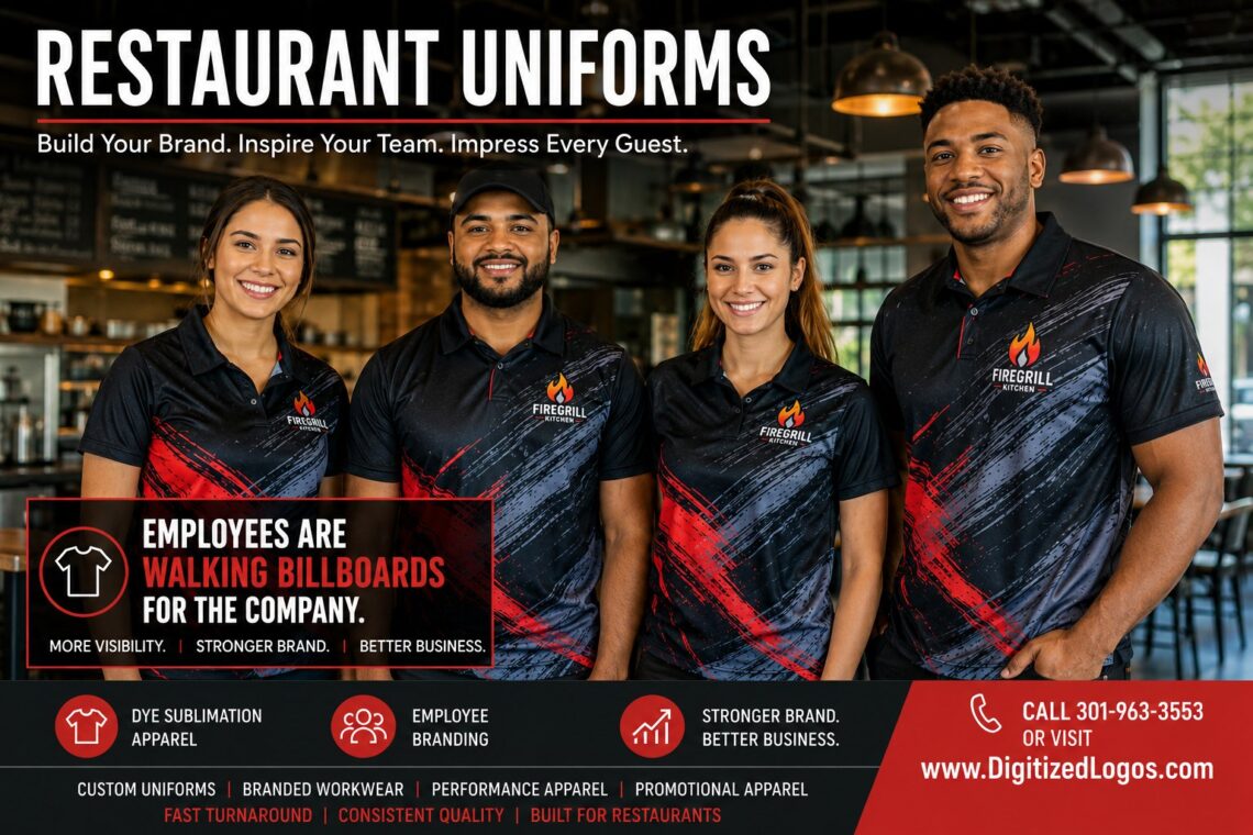 Restaurant Uniforms: How Branded Apparel Drives Employee Branding, Customer Trust, and Business Growth