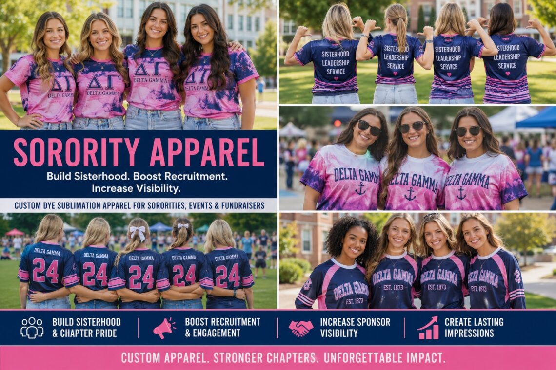 Sorority Apparel: The Complete Guide to Sorority Recruitment Apparel, Event Branding, and Sponsor Visibility