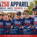 USA250 Apparel: Event Branding, Sponsor Visibility, and Patriotic Custom Apparel for America’s 250th Celebration