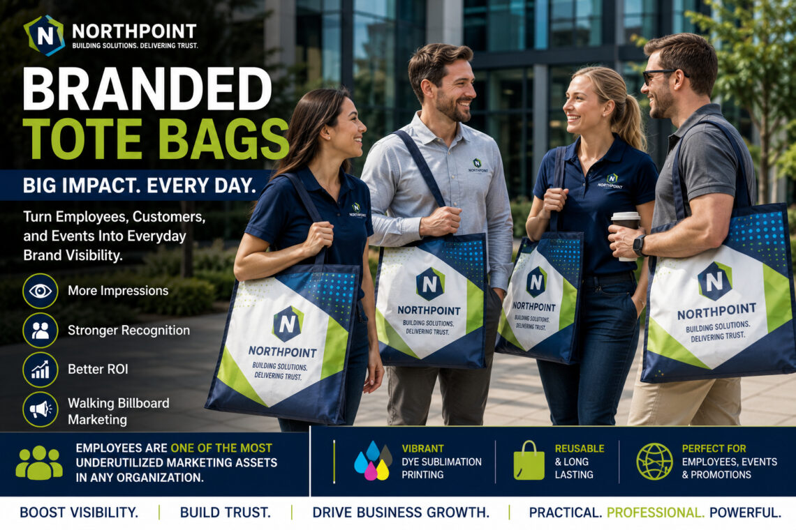 Branded Tote Bags That Build Brand Visibility & ROI