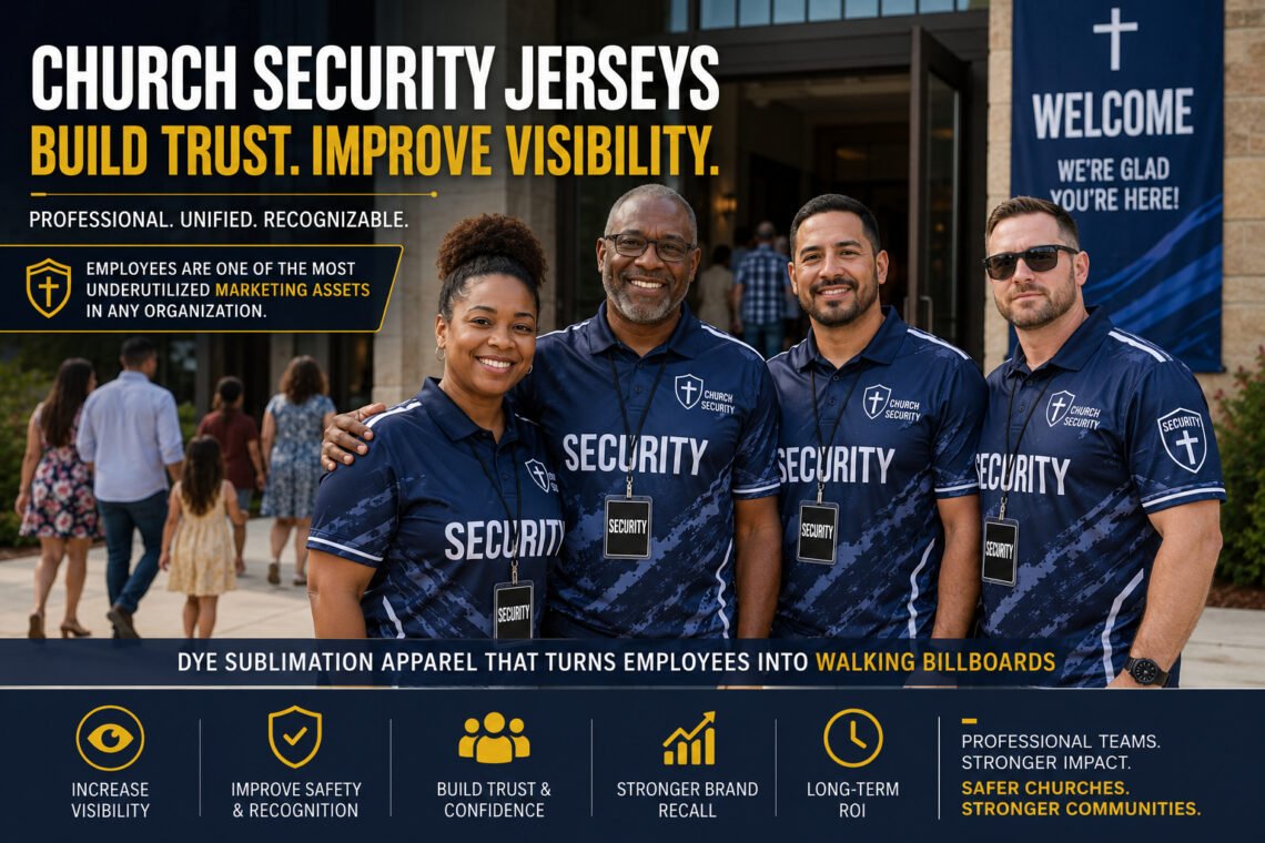 Church Security Jerseys That Build Trust & Brand Visibility