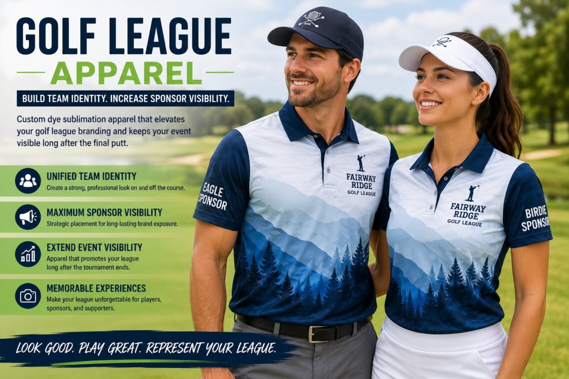 Complete Guide to Golf League Branding, Sponsor Visibility, and Custom Tournament Apparel