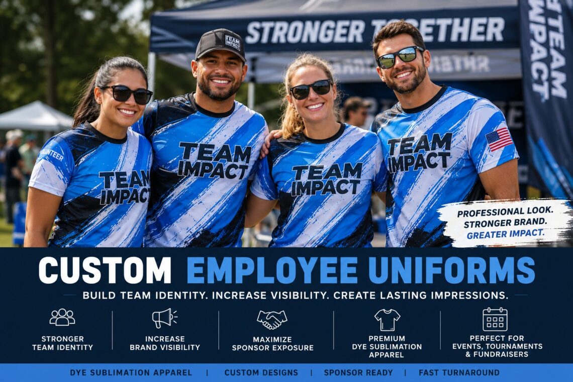 Custom Employee Uniforms: A Complete Guide to Building Brand Visibility with Company Logo Uniforms