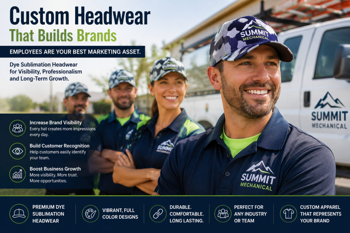Custom Headwear That Builds Brand Visibility & ROI
