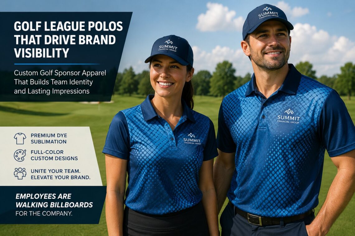 Golf League Polos: Custom Golf Sponsor Apparel That Builds Brand Visibility and Team Identity