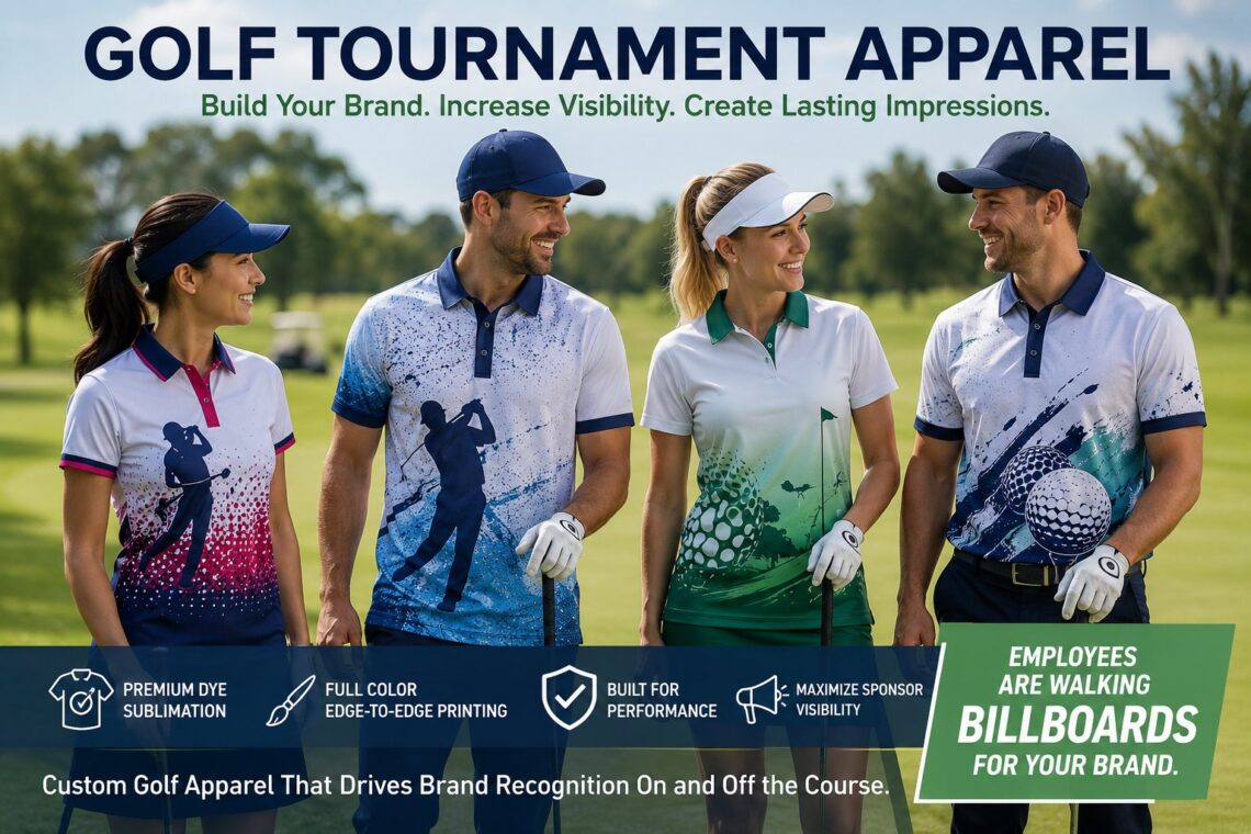 Golf Tournament Apparel: A Complete Guide to Sponsor Visibility, Branding, and Business Growth