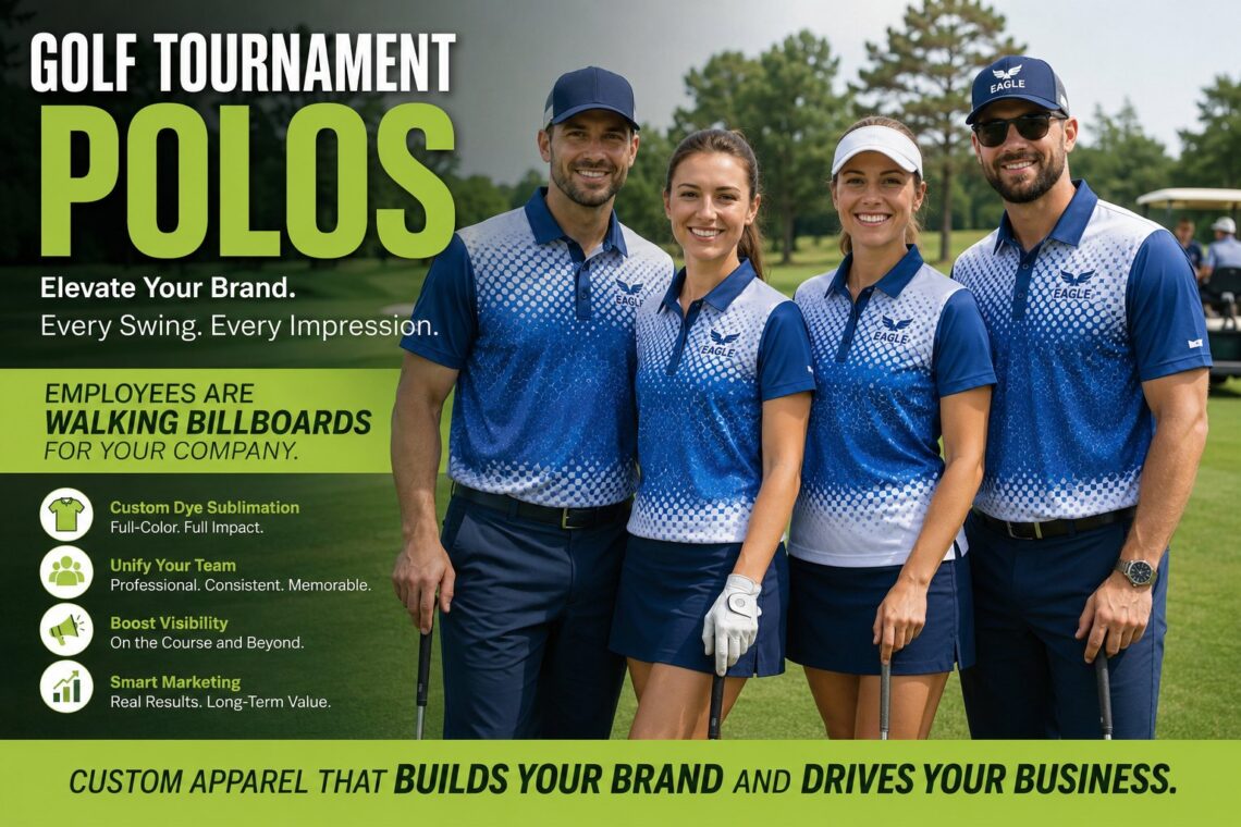 Golf Tournament Polos: A Complete Guide to Custom Apparel for Golf Event Marketing and Brand Visibility