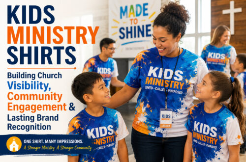 Kids Ministry Shirts That Build Church Brand Recognition