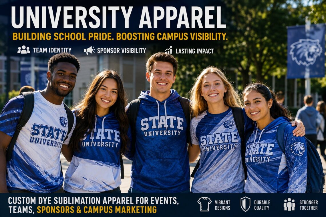 University Apparel: Complete Guide to Campus Marketing Apparel for Events, Teams & Sponsor Visibility