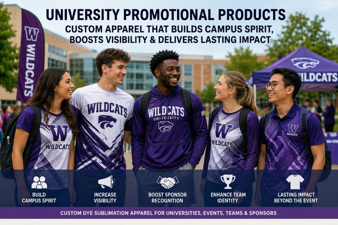 University Promotional Products: Custom Apparel That Builds Campus Spirit and Event Visibility