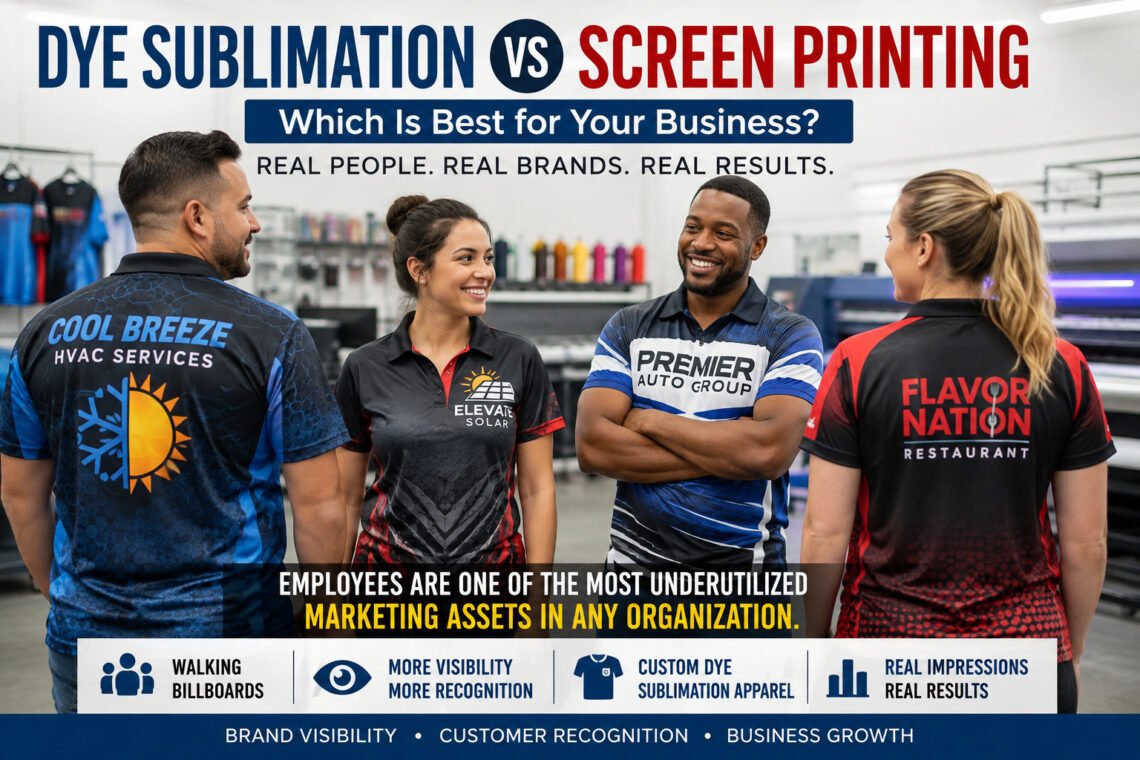 Dye Sublimation vs Screen Printing: Which Is Best?