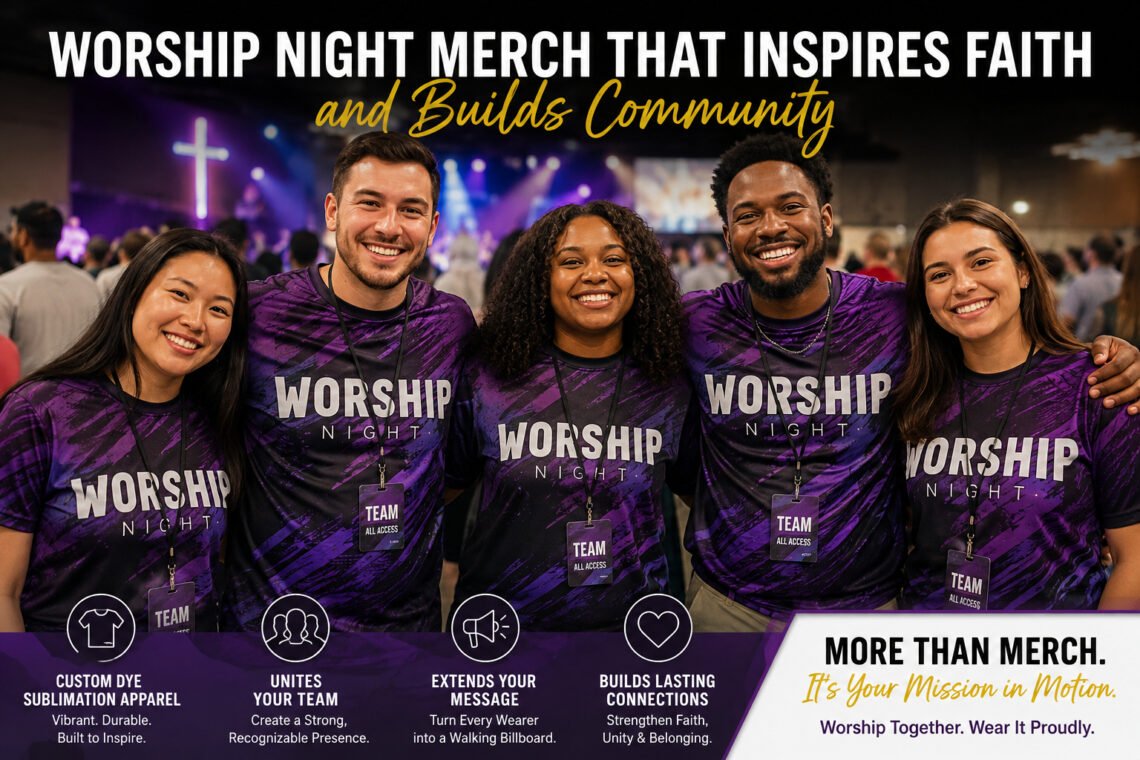 Worship Night Merch That Builds Brand Visibility & ROI