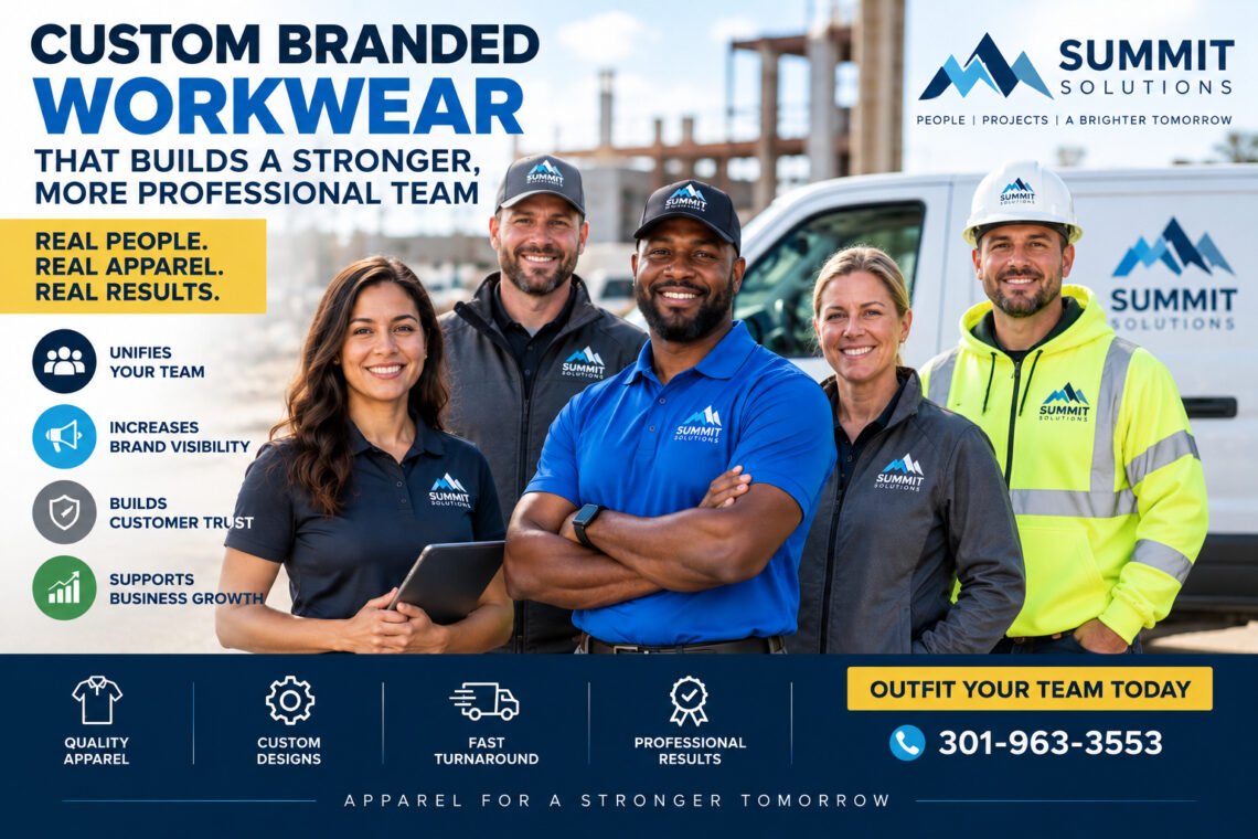 Custom Branded Workwear That Builds a Stronger Brand