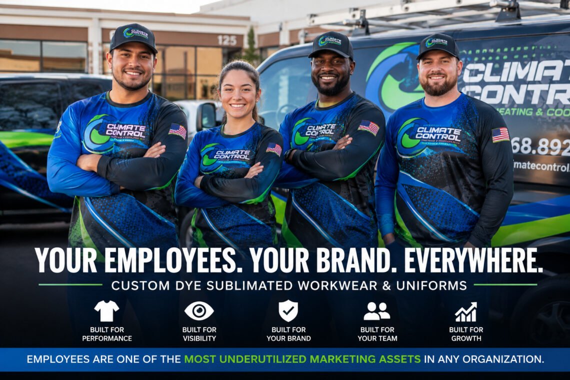 Custom Sublimated Workwear & Uniforms for Brand Growth