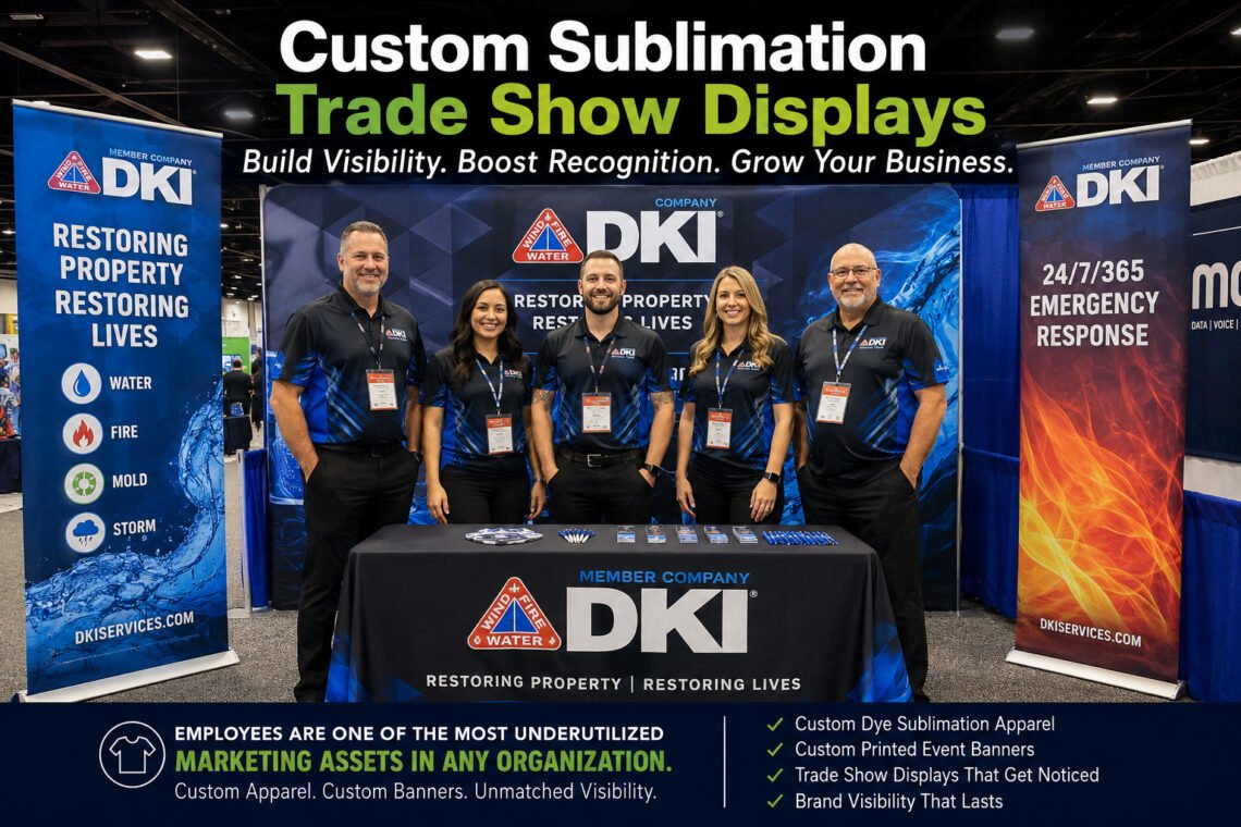 Custom Sublimation Trade Show Displays That Get Seen